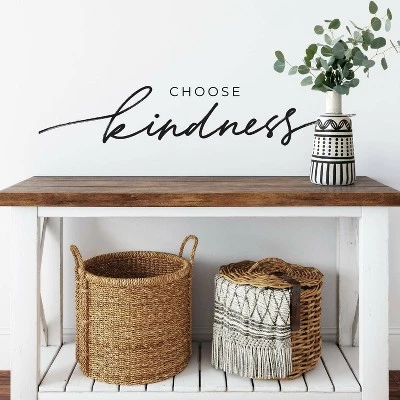 Choose Kindness Peel And Stick Wall Decal Black - RoomMates -Roommates Shop GUEST 88f59537 22f4 4322 a6ee 96ec7a96a37e
